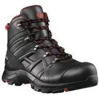 haix HAIX Sicherheitsstiefel BLACK EAGLE 54, MID, S3, schwarz-rot, Gr. 9,5 Sicherheitsstiefel