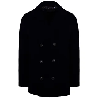 Ben Sherman Unifarben Herren Dunkelblauer Mantel