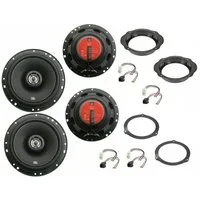 DSX JBL Boxen Einbauset für Ford Focus DA3 Bj 04-10 Tür Vorne hinten 700W Auto-Lautsprecher (140 W)