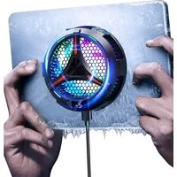 AURIVION Heizkörper Heizkörper Magnetischer Handy-Kühler – RGB, 18W, Temperaturanzeige, zwei Kühlmodi Für Geräte bis zu 13 Zoll geeignet