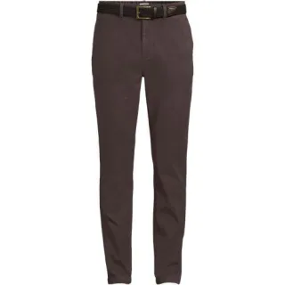 Straight Fit Chinos mit Textur, Herren,  Braun, Baumwolle/Lyocell (Viskose)/Baumwoll-Mischung, by Lands' End