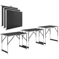 Juskys Tapeziertisch, 100x60x73 cm, 30 kg Tragkraft, platzsparend und standfest