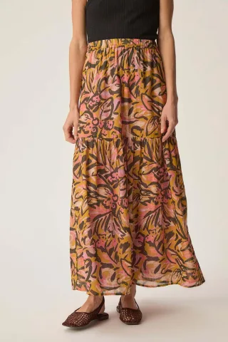 des petits hauts - Rock - Sola braun/pink/orange