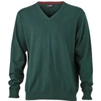 Daiber Strickpullover JN 659 Herren V-Neck Pullover Leichte Strickqualität