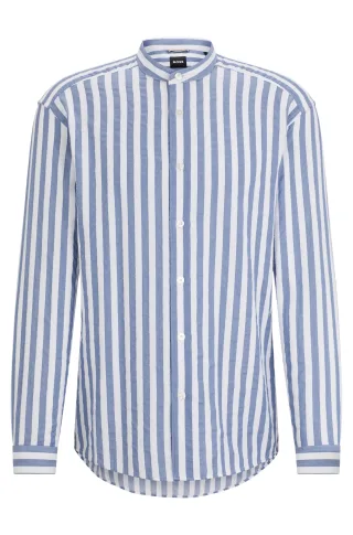 BOSS Menswear Black - C-COLE-STANDUP-242 light blue - Gr. - L