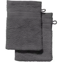 REDBEST Waschhandschuh Waschhandschuh "Chicago" 2er-Pack, Frottier, Walk-Frottier Uni