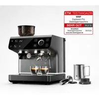 WMF Siebträgermaschine Espresso Pro, WMF Doppel-Thermoblock Technologie, Intuitives Touch-Display aus Glas