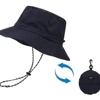 Blusmart Fischerhut Wasserdichter Bucket Hat Wanderhut (Faltbarer, UV-geschützter Strand-Sonnenhut, Wasserdicht und schnelltrocknend, Einheitsgröße) Geeignet für Männer und Frauen