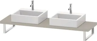 Duravit L-Cube Konsole Taupe Supermatt 800x480x45 mm - LC101C08383 LC101C08383
