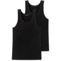 Schiesser Unterhemd Authentic (2er-Pack) mit Nadelzug-Muster