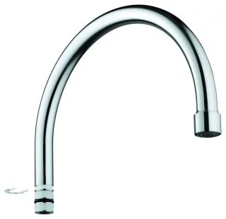 Grohe C-Auslauf 13371 für Eurosmart EH-Spültischbatterie Wandmontage chrom, 13371000 13371000