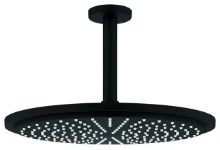 GROHE Kopfbrauseset Rainshower Cosmopolitan 310, 26067 Deckenausl. 142mm 8l phantom black, 26067KF0 26067KF0