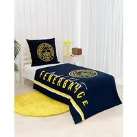 Tac Jugendbettwäsche FENERBAHCE Bettwäsche-Set, Baumwolle, 2 teilig, Doppelseitig, superweich, verdeckter Reißverschluss