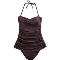 Next Badeanzug Bauchformender Bandeau-Badeanzug mit Raffung (1-St)