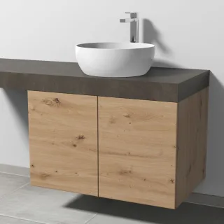Sanipa Waschtischunterbau mit Türen 2morrow (P2363) 510x800x520 Eiche-Natural-Touch, P236385 P236385