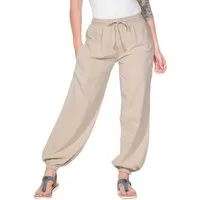 KUNST UND MAGIE Haremshose KUNST&MAGIE Damen Yoga/Pumphose Pluderhose unifarben Baumwolle lang
