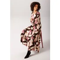 Aniston CASUAL Midikleid mit grafischem Batik-Druck - jedes Teil ein Unikat - NEUE KOLLEKTION