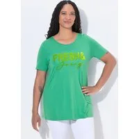 MIAMODA T-Shirt T-Shirt Komfort Fit Tuft-Print Halbarm