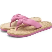 Elbsand Sandale,Badelatsche,Flip Flop,Mule, Pantolette,Badeschuhe,Sommerschuhe Badezehentrenner Zehentrenner mit wasserabweisender und ultraleichter Sohle VEGAN