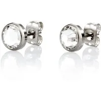 Karisma Schmuck Paar Ohrstecker Unisex Titan G23 Ohrring mit Kristallen Elements Antiallergen 3- 8mm