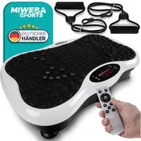 Miweba Sports Vibrationsplatte MV150 Vibrationsplatte für Ganzkörpertraining 5 Jahre Garantie, 150 W, 120 Intensitätsstufen, (Vibrationsplatte, Vibrationsplatte zum abnehmen, Vibrationsplatte für Ganzkörpertraining, Miweba Sports Vibrationsplatte MV1