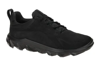 Ecco 82031302001 MX WOMEN Damen Schn?r-Halbschuhe Schwarz Nubuck-Leder