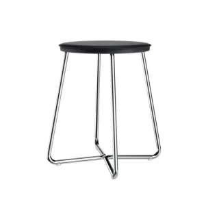 Cosmic Architect Hocker 31x31x39,6cm, Chrom-Schwarz Matt, 2903606 WJC205A0006036