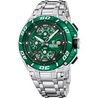 Festina Chronograph Chrono Bike F20754_5, Quarzuhr, Armbanduhr, Herrenuhr, Edelstahlarmband, analog, Tag