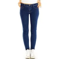 be styled Skinny-fit-Jeans Medium Waist Röhrenjeans skinny Hose stretchig - Damen - j15g mit Stretch-Anteil