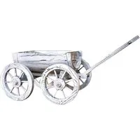 HTI-Line Gartenfigur Dekohandwagen Sommerset, (Stück, 1 Handwagen ohne Dekoration), Gartendekoration