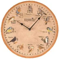 Smart Garden Wanduhr Wanduhr BirdBerry mit Vogelmotiv 30 cm, Gartenuhr