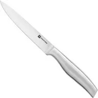 SCHULTE-UFER Universalküchenmesser Pro Series, 12 cm Klinge, Edelstahl, fugenlos