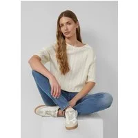 s.Oliver Kurzarmshirt T-Shirt Shirtbluse im Fabricmix