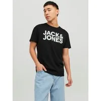 Jack & Jones T-Shirt JJECORP Herren-Tee mit figurbetonter Silhouette bedruckt, modisch, schmal, Baumwolle, Rundhals