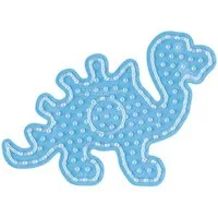 Hama Bügelperlen Hama Maxi-Stiftplatte Dinosaurier, transparent