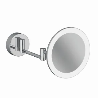 Kludi VELA R LED-Kosmetikspiegel mit Wandhalterung chrom, 5899505W 5899505W