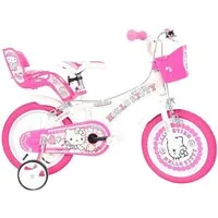 Dino Bikes Kinderfahrrad Hello Kitty 16" Kinderfahrrad 4-7 Jahre, 1 Gang, ohne Schaltung