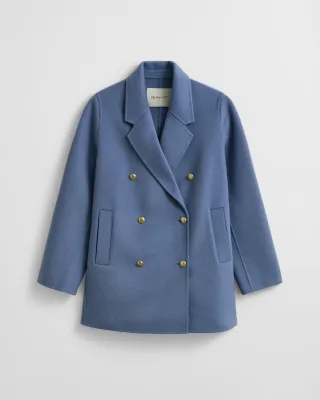 GANT - Caban in handgenähter Optik faded denim - Gr. - M