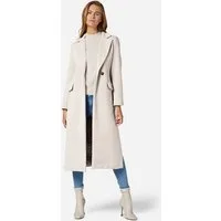 RICANO Langmantel Grazia Damenmantel mit seitlichem Schlitz und zwei Pattentaschen