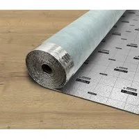 EGGER Trittschalldämmfolie SILENZIO SUPERIOR SD, 1,80 mm Stärke, Selbstmontage, mit integrierter Dampfsperre & selbstklebendem Dichtband