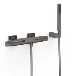 Tres Wannenthermostat Aufputz Over wall Anti Kalk Messing Handbrause , 19017489GR 19017489GR