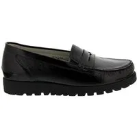 Waldläufer Waldläufer Hegli, Slipper, Profilsohle, Taipei (Lackleder), schwarz, W Slipper