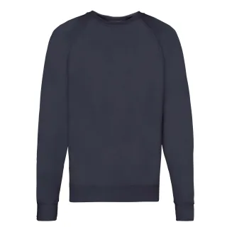 Fruit of the Loom - Sweatshirt für Herren/Damen Unisex Raglanärmel (Marineblau)