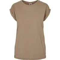 URBAN CLASSICS Kurzarmshirt Urban Classics Damen Ladies Extended Shoulder Tee (1-tlg)