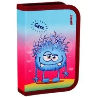 Spirit Federmäppchen Schüler-Etui DIZZY MONSTER - 28 teilig 1-Zipper Mäppchen
