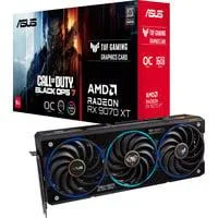 Radeon RX 9070 XT TUF GAMING OC COD Black Ops 7 Edition, Grafikkarte schwarz, RDNA4, GDDR6, 3x DisplayPort, 1x HDMI 2.1