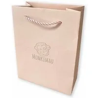 Monkimau Geschenkbox Geschenktüte aus Papier rosa klein, Geschenkverpackung
