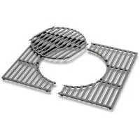 Gourmet BBQ System Grillrost-Einsatz 8846, für Spirit 200 schwarz, 3-teilig, Gusseisen