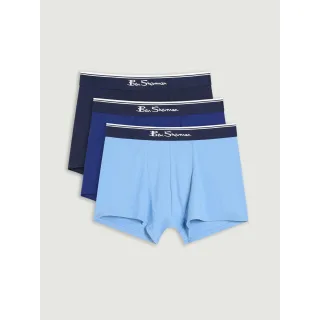 Ben Sherman - "Mod" Boxershorts für Herren, Stripes (3er-Pack) (Blau)
