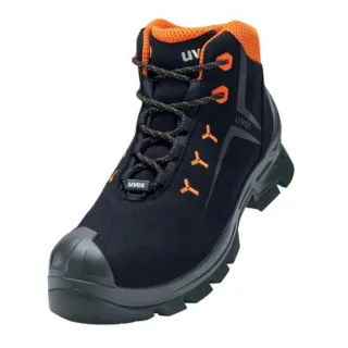 uvex 2 MACSOLE® Sicherheitsschuh S3L Stiefel Velours Größe 39 Weite 11 schwarz/orange 39 - 6529239